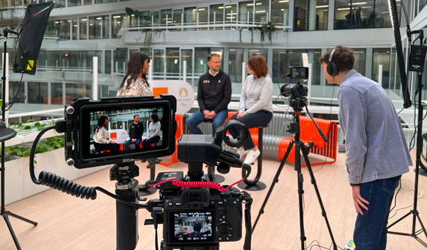 Coulisses des tournages de films d'entreprises de l’agence audiovisuelle Mazette Studio 